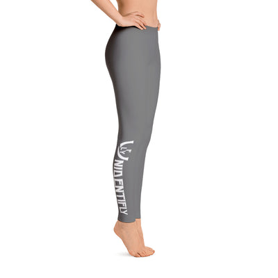 Statement Grey Leggings - UNIDENTIFLY