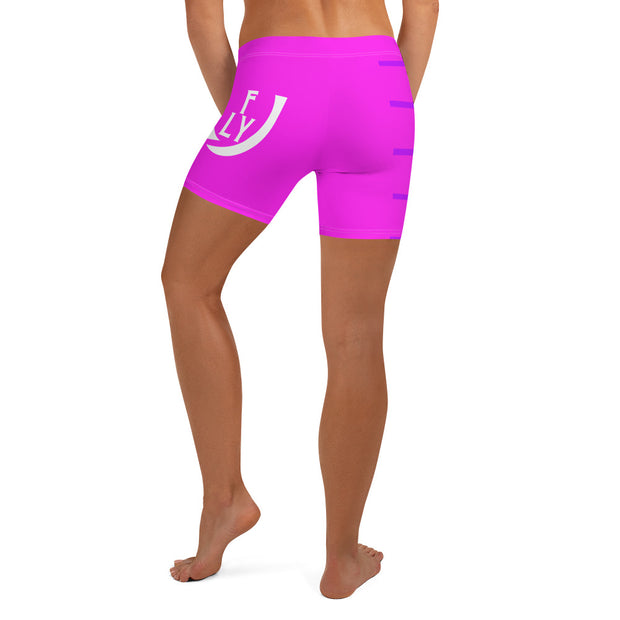 Hyper Purple Shorts Women - UNIDENTIFLY