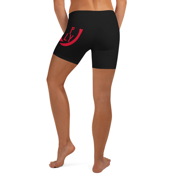 Statement Red Shorts Women - UNIDENTIFLY